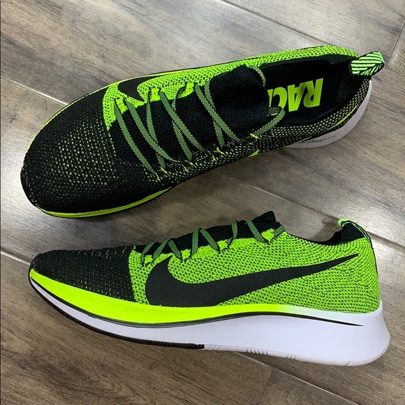 NIKE ZOOM FLY FLYKNIT black/black-volt-white - Picture 4 of 16